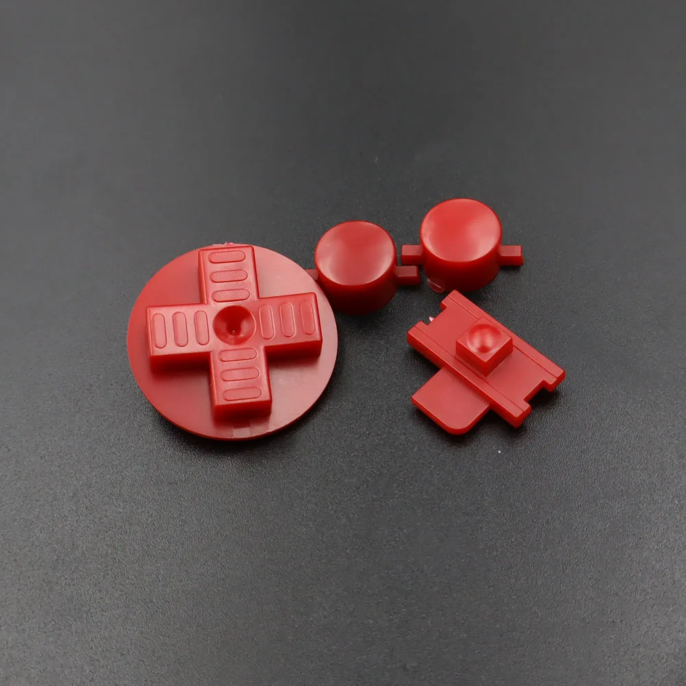 1 세트 교체 A B D 패드 방향 키패드 Gameboy GB DMG 버튼 용 전원 켜기 끄기 버튼