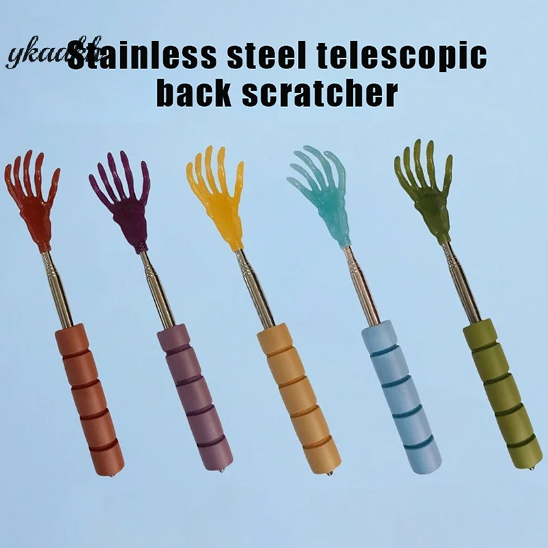 

1Pcs Telescopic Claw Massager For Back Massage Promotion Tools For Blood Circulation Relax Health Back Scratcher Tool