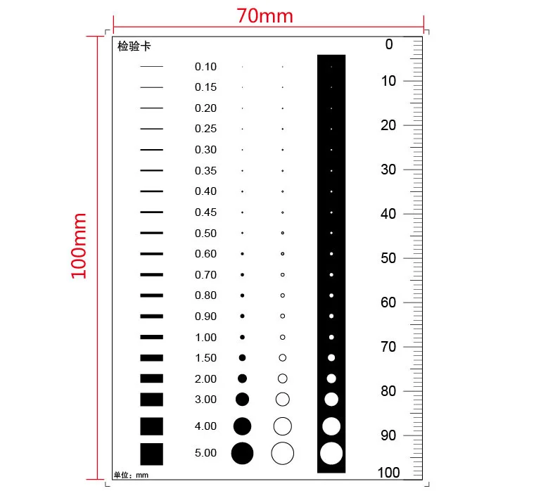 Puntmeter Puntlijnmeter Check Kaartspot Cavilin Liniaal Remklauw Meet De Cirkeldiameter Lijn Dikke Lijn Recht