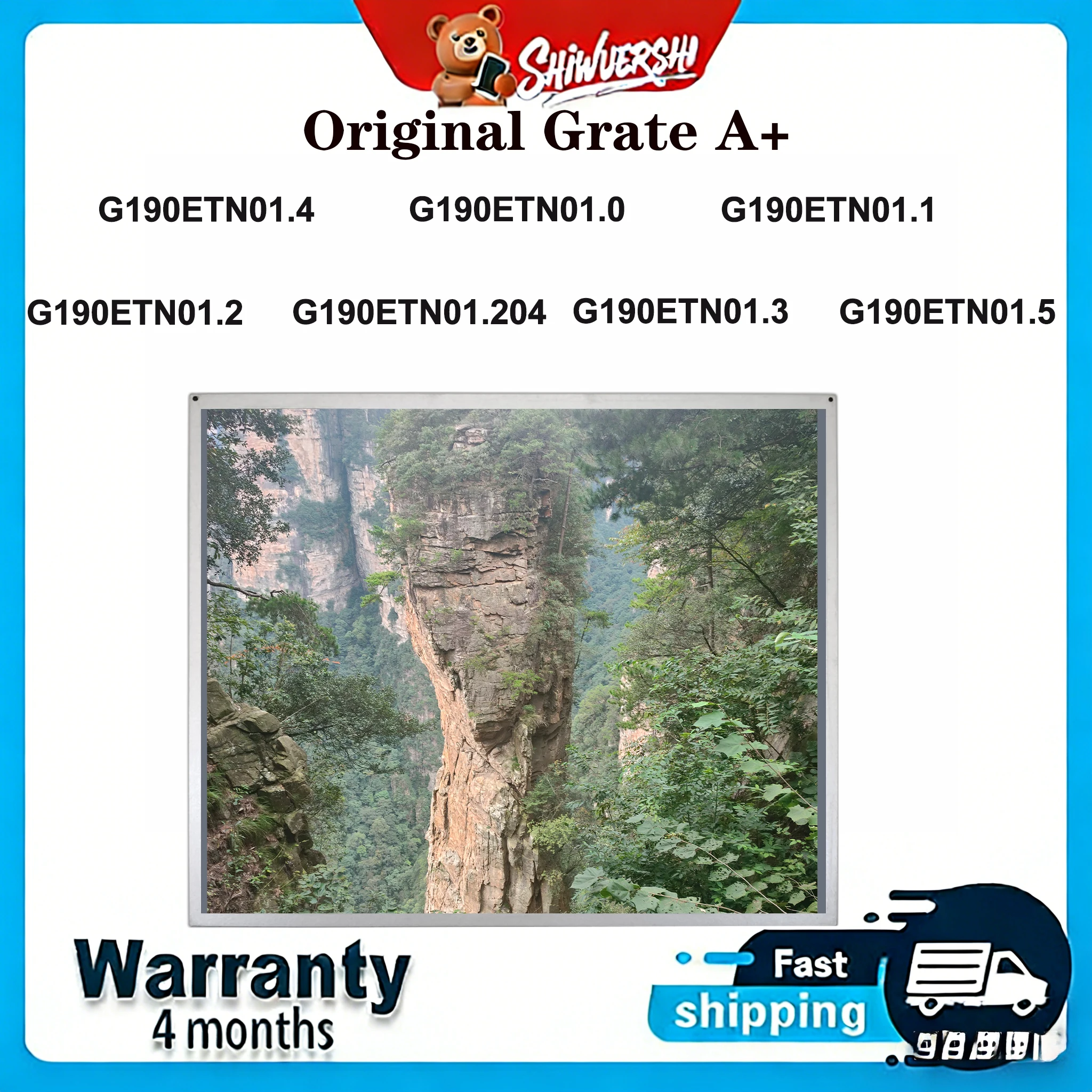

Оригинальный новый ЖК-экран A+ 19.0" G190ETN01.4 G190ETN01.0 G190ETN01.1 G190ETN01.2 G190ETN01.204 G190ETN01.3 G190ETN01.5