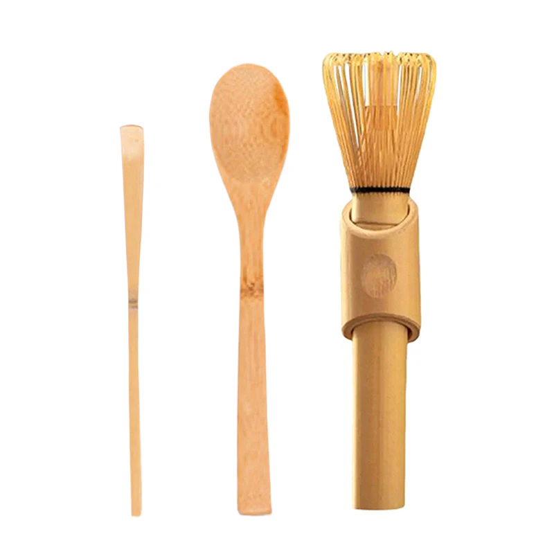 2-3pcs/set Tea Whisk Ceremony Bamboo Matcha Practical Powder Whisk Coffee Green Tea Brush Chasen Tool Grinder Brushes Tea Tools