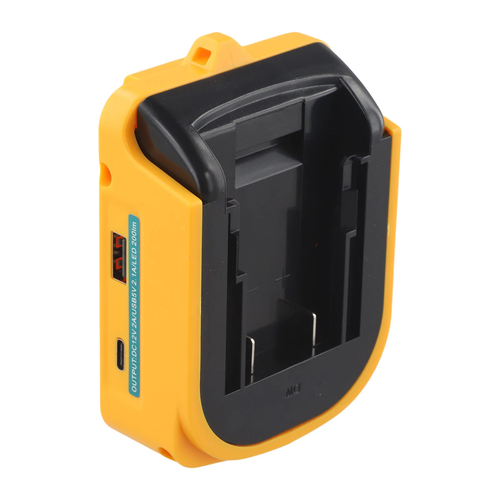 For Outdoor Activities USB Charger Power Adapter for Outdoor Lighting Yellow Adapter For Battery Systems Prevents Power Drain