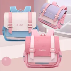 New Horizontal Elementary Students Schoolbag Cartoon Cute Kids Backpack Large Capacity Nylon Waterproof School Bags Back Pack