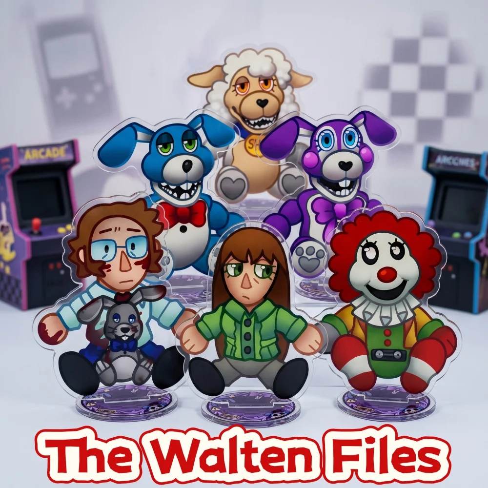 The Walten Files Acrylic Stand Horror Game Character Desktop Display Figure Ornament Desk Decor Collectible Fan Gift Keyring