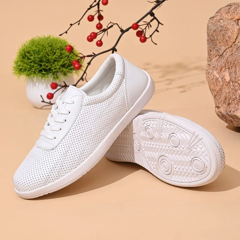 

2026 Summer Hole Tai Chi Shoes Mens Womens Designer Martial Arts Shoes Unisex Comfortable KungFu Shoes Couples Gym Shoe