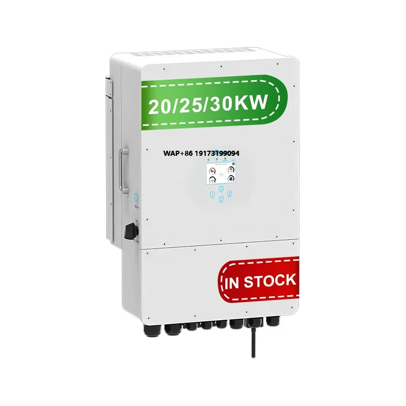 SUN-30K-SG01HP3-EU-BM3 three-phase 25kW 30kW 35kW 40kW industrial and commercial solar inverters, certified