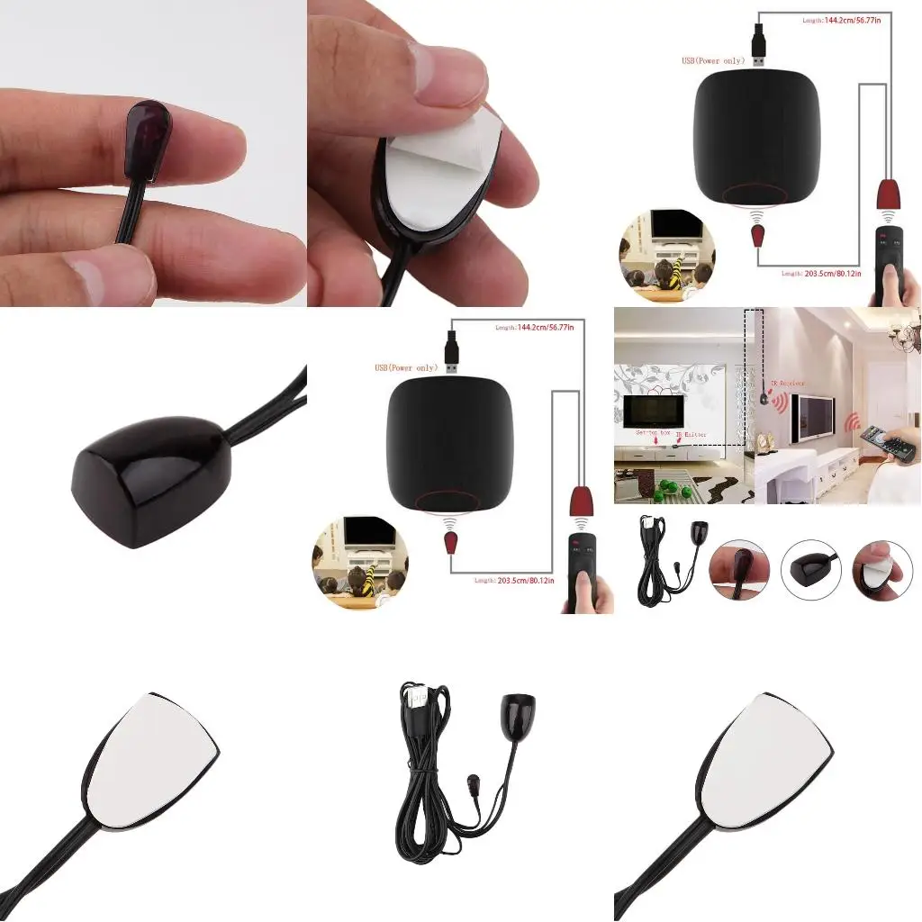 Infrared Remote Control Receiver IR Extender USB Adapter IR Remote Extender Repeater Receiver Transmitter Accessories