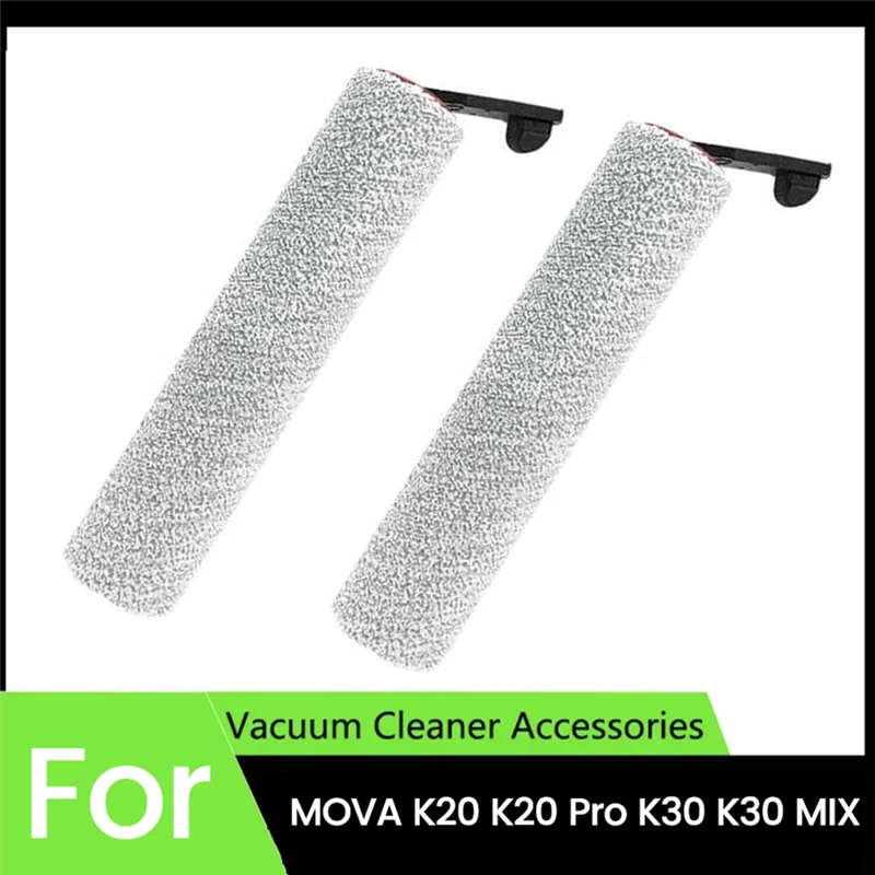 AD-2PCS For MOVA K20 K20 PRO K30 K30 MIX Vacuum Cleaner Accessories Brush Roller & Filter Kit Enhance Cleaning Efficiency