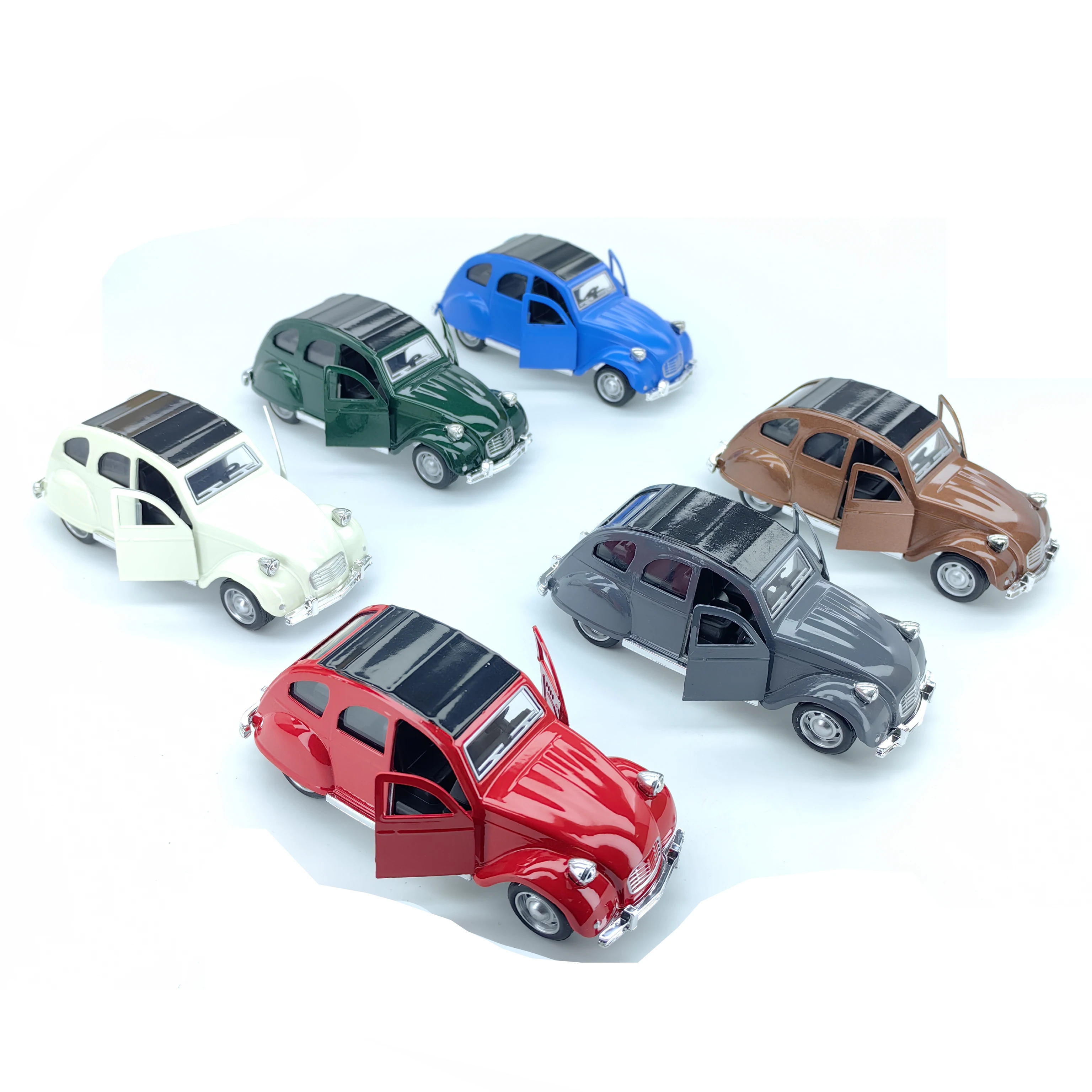 نموذج خمر سبيكة بيتل مقلد سيارة كلاسيكية للأطفال لعبة التراجع سيارة الصبي هدية سيارة صغيرة