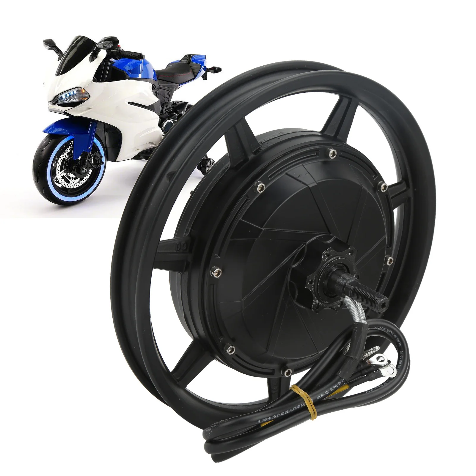 Disc Brake Hub Motor Wheel Hub Motor 36V‑72V 2000W to 3500W Disc Brake Hub Motor for Electric  Scooter Wheel Hub Motor
