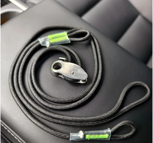 KC Adjustable Tool Lanyard Safety Tether Fall Protection for Power Tools High Altitude Work with Carabiner