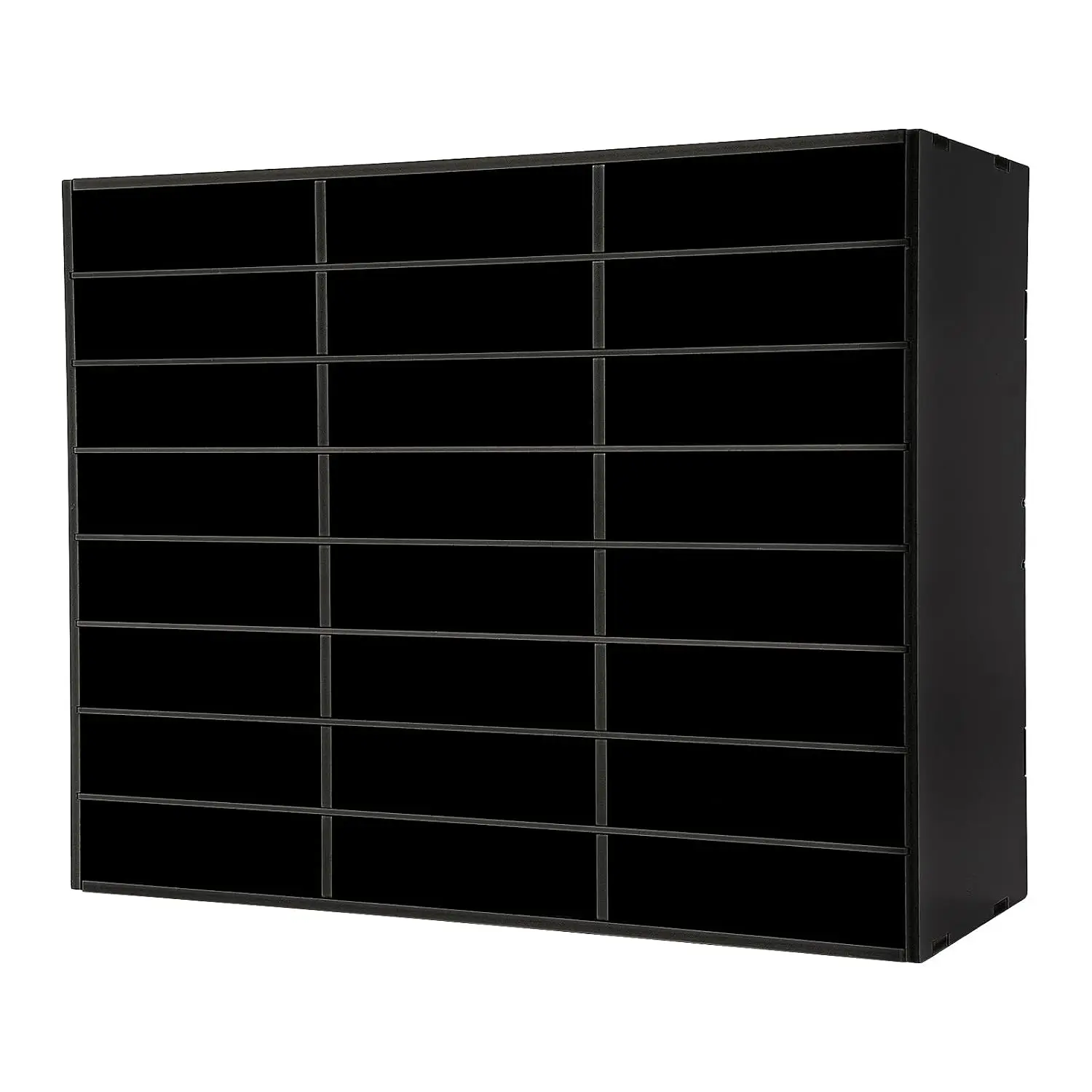 Countertop Mail Sorter, 24 Compartments PVC Literature Organizer, Student Mailbox Cubbies for Classroom, Bill Paper, Customized