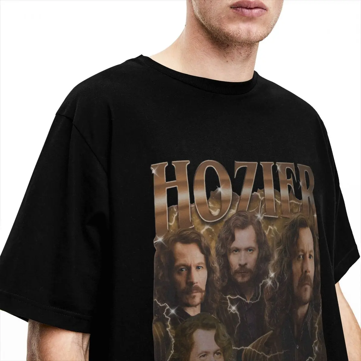 Hozier Funny Meme Sirius T Shirt Couple Black Vintage Y2K Funny Cotton T-Shirts Summer O Neck Hip Hop Tees Casual Oversize Tops