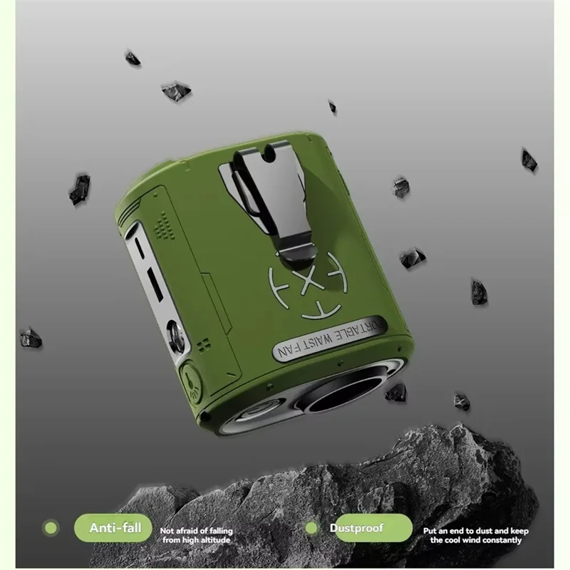 

AC93-высокоскоростной подвесной вентилятор с турбонаддувом, уличный USB-банк питания, мощный ветер, подвесной вентилятор на талии, кондиционер