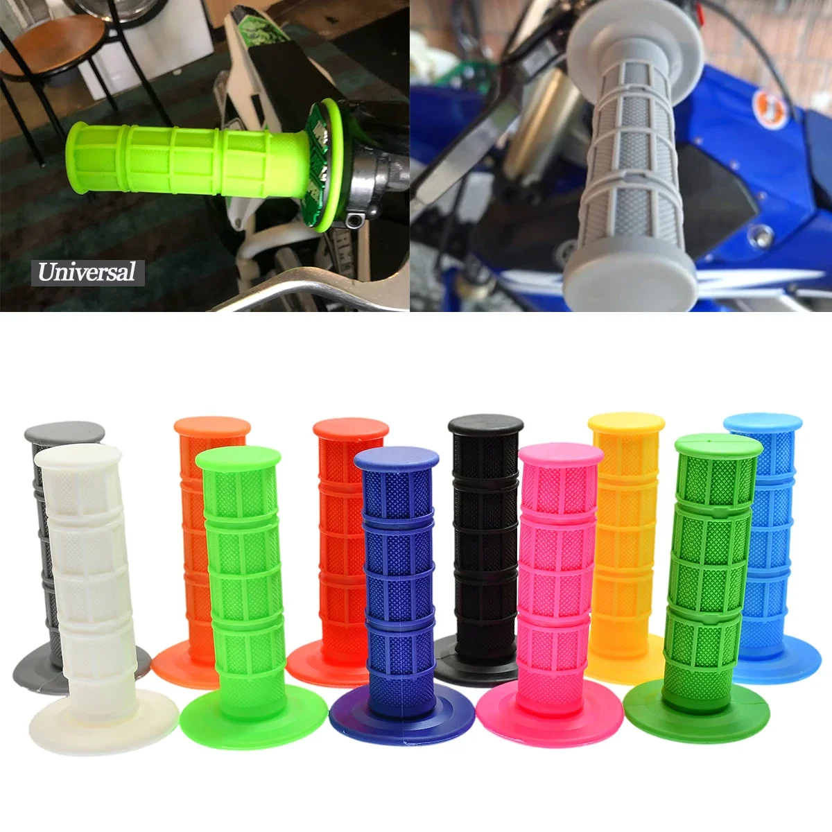 

12 Colours Handle Grips Dirt Pit Bike Motorcycle Motocross 22mm Universal Handle Bar Grip For CR CRF YZF KXF SXF EXC KX YZ XCF
