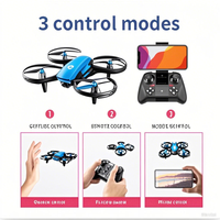 V8 New Mini FPV RC Drone 4K HD 1080P Wide - Angle WiFi  with Height - Keep Function Ideal Kids Toys 4DRC