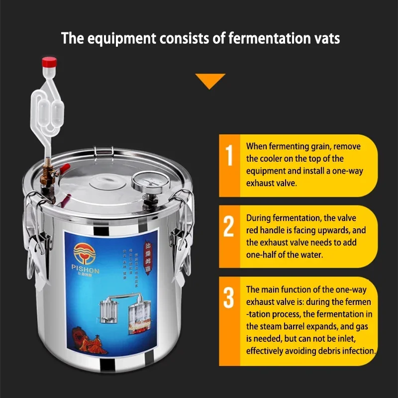 ماكينة تحضير الطعام المنزلية الصغيرة، ماكينة تخمير الطعام من شوتشو الندى النقي، محمصة التقطير