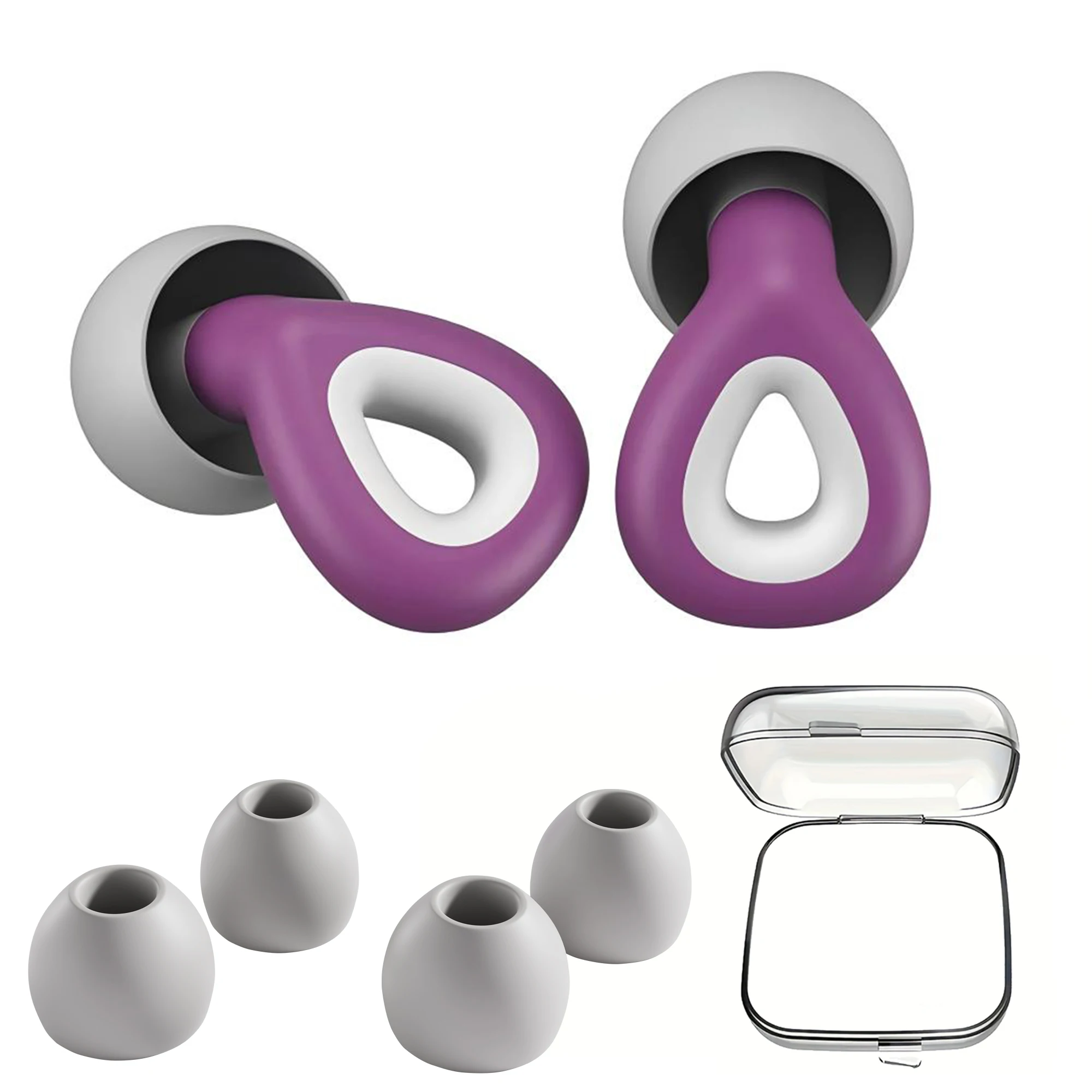 HUAK 1 Set Ear Plugs For Sleeping Tapones Para Dormir Noise Reduction Swimming Ear Plug Protection Oordopjes Earplugs Set image 4