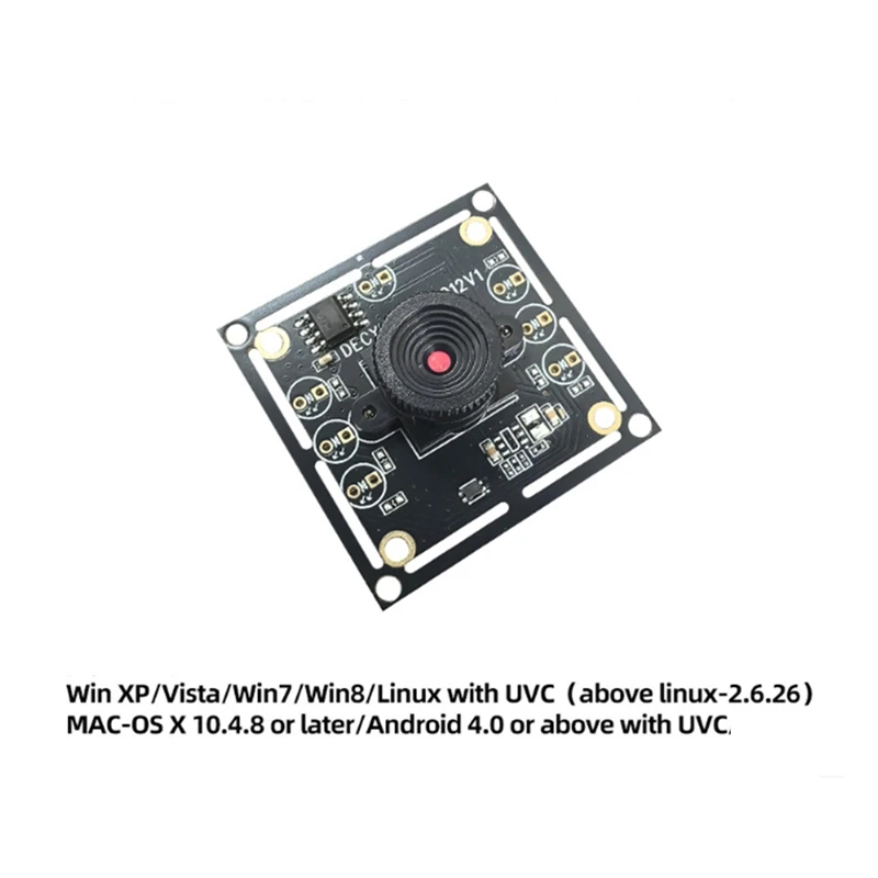 B03B-New 6Pcs 100 Degree Camera Module 1MP OV9732 1280X720 USB Free Driver Manual Focus, With 2 Meter Cable For Winxp/7/8/10
