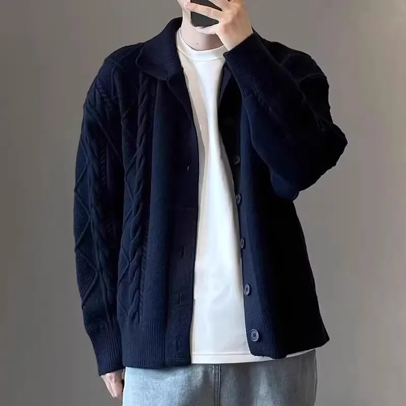 

Очень большое 300-мешочек, осень-зима INS, японский вязаный кардиган с воротником-стойкой, модный тренд, цветной свитер в стиле Харадзюку...