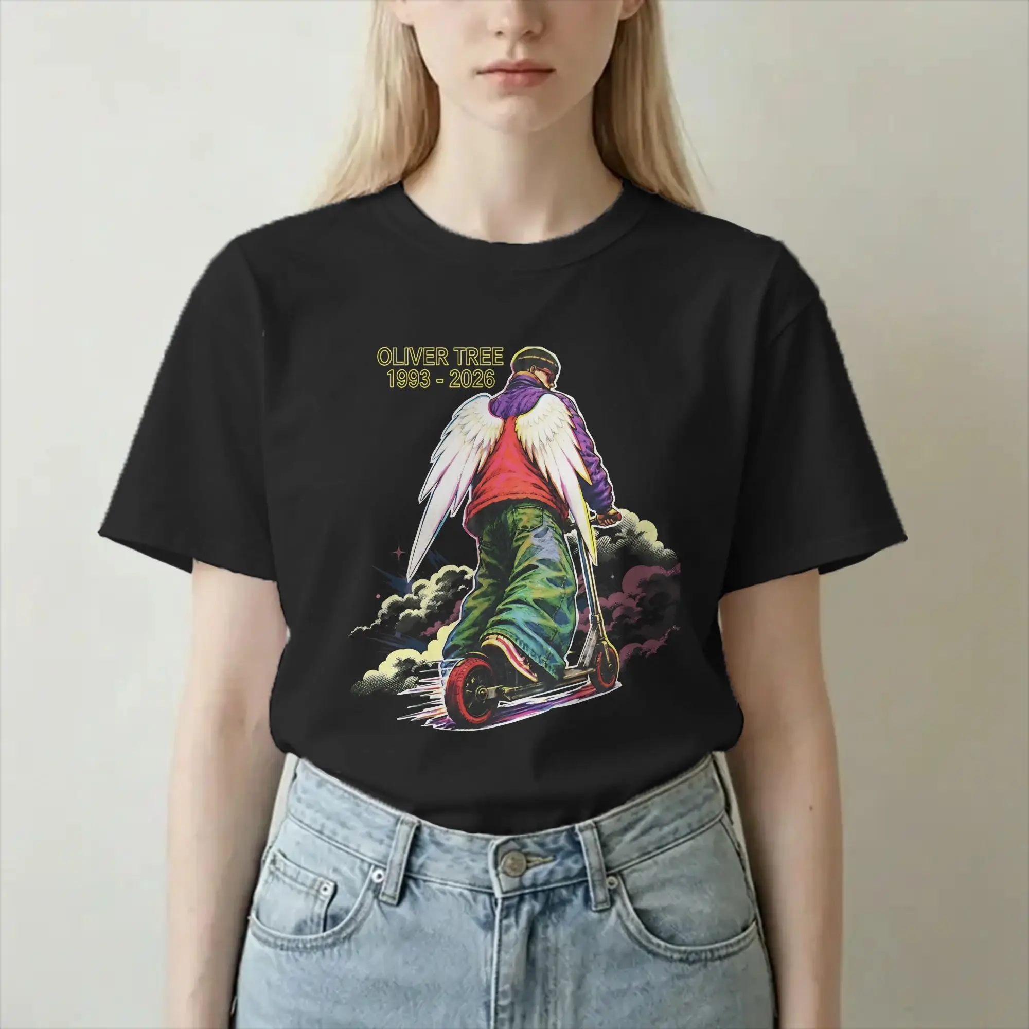 Oliver Tree Rest In Peace 1993 to 2026 Memorial T-Shirts for Men Women   Pure Cotton Tee Shirt Round Collar T Shirts Clothing