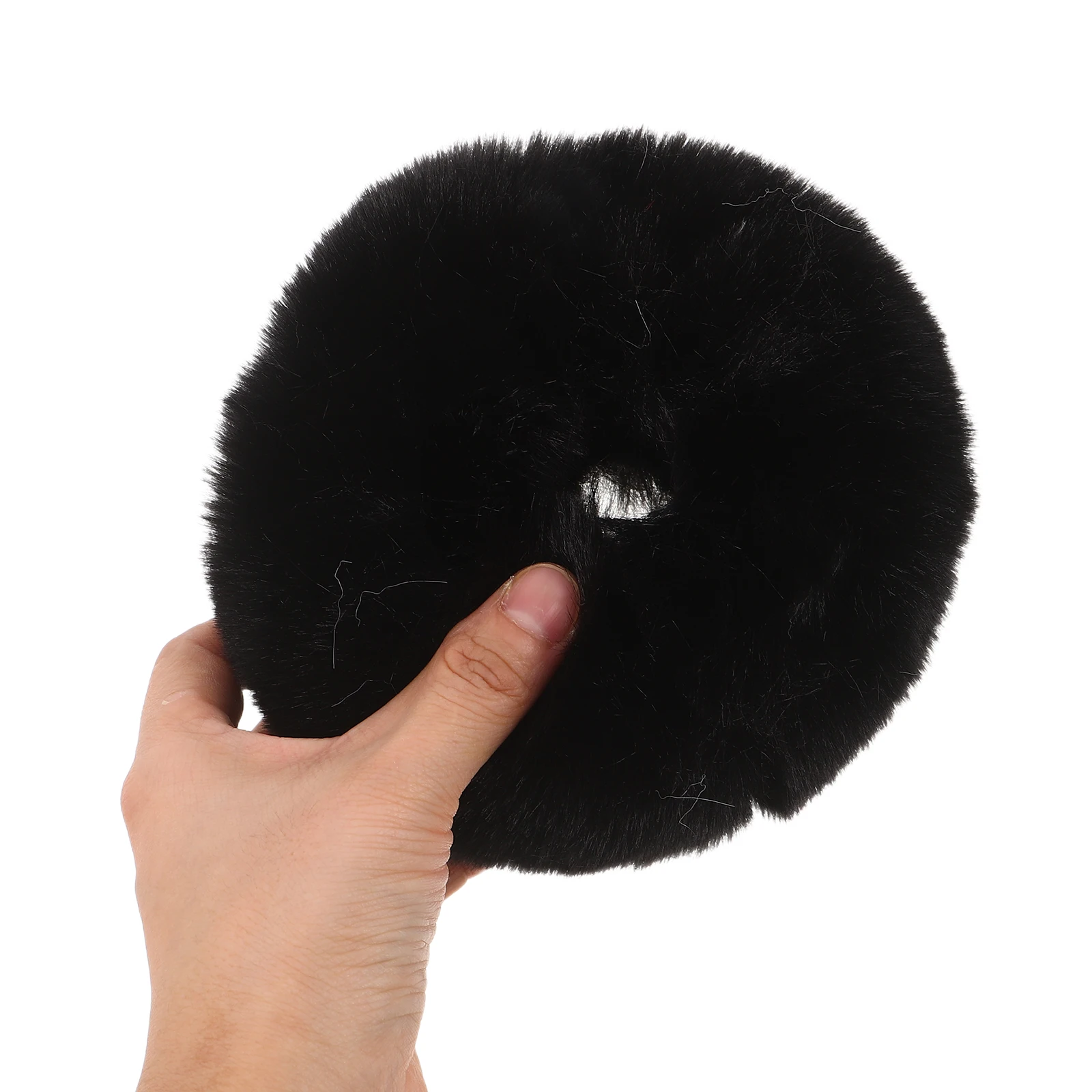 

1Pair Black Faux Wrist Warmers Cozy Arm Cuffs Winter Warm Wristbands for Women Party Festival Cosplay Outfit Accessories