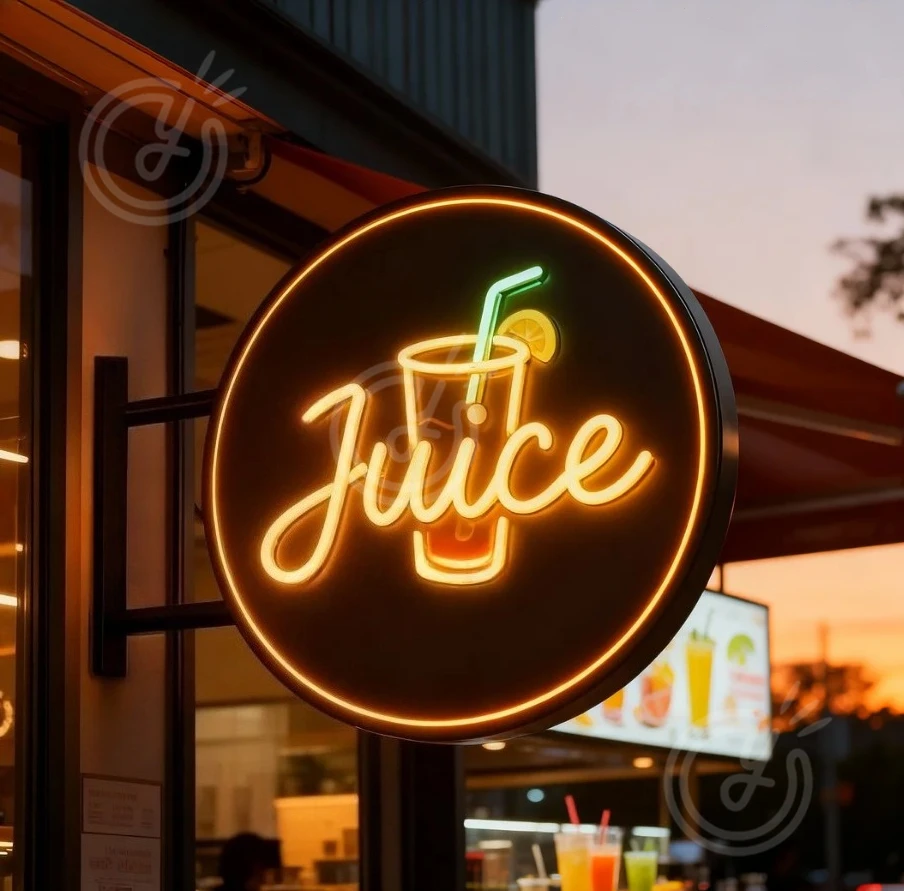 Acrylic Letters Led Sign Custom Neon Logo Wall Advertising Signage Business Home Light Signs Outdoor Luminous Bright Metal Box