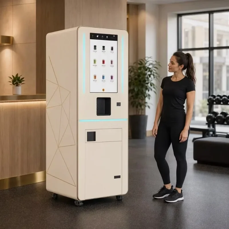 Customizable Protein Powder Vending Machine with Remote Monitoring for Gym Chains for Gyms and Sports Clubs