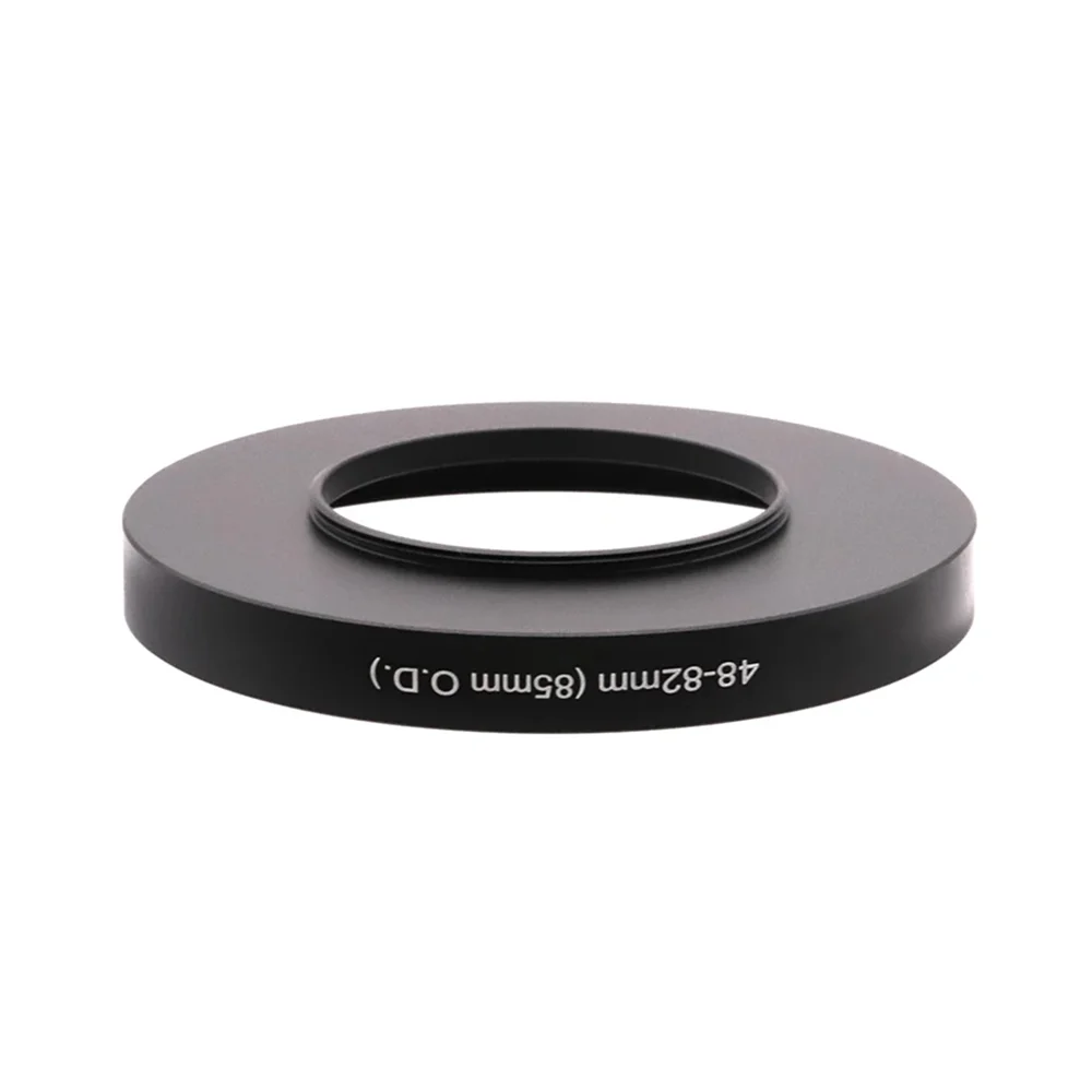 For 85mm Matte Box or 82mm Lens filter Matte Box Adapter Filter Step Up Ring 44 / 46 / 48 / 54mm-82mm (85mm outer diameter)