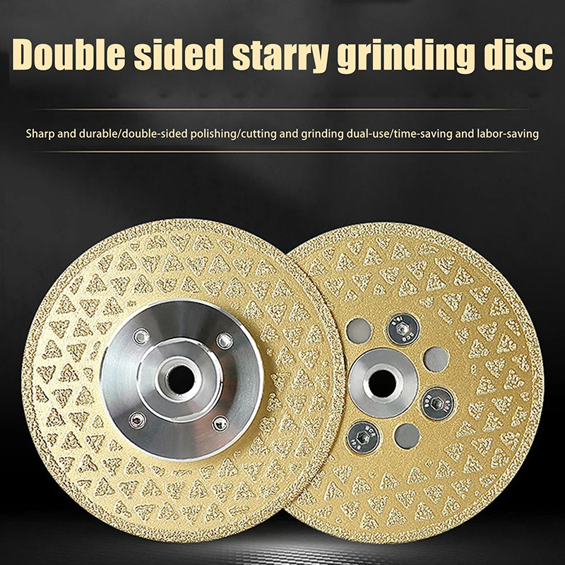 1PC Dia.100mm Angle Grinder Gold M10 Diamond Grinding Wheel Saw Blade Cutting Disc For Sharpener Porcelain Tile Marble Granite