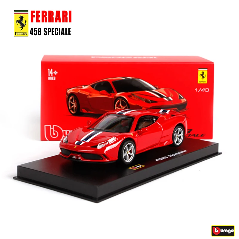 

Bburago 1:43 Hardcover Ferrari 458 Speciale 812 Superfast Racing Model Simulation Car Model Alloy Car Toy Male Collection Gift