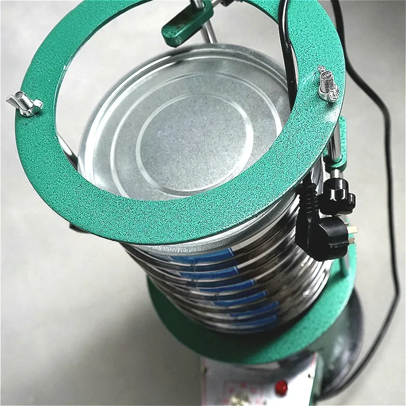 Electric Vibrating Sieve Machine Sieve Shaker For Sieve Diameter 30cm With Timing Function Screening Equipment For 300mm Sieves