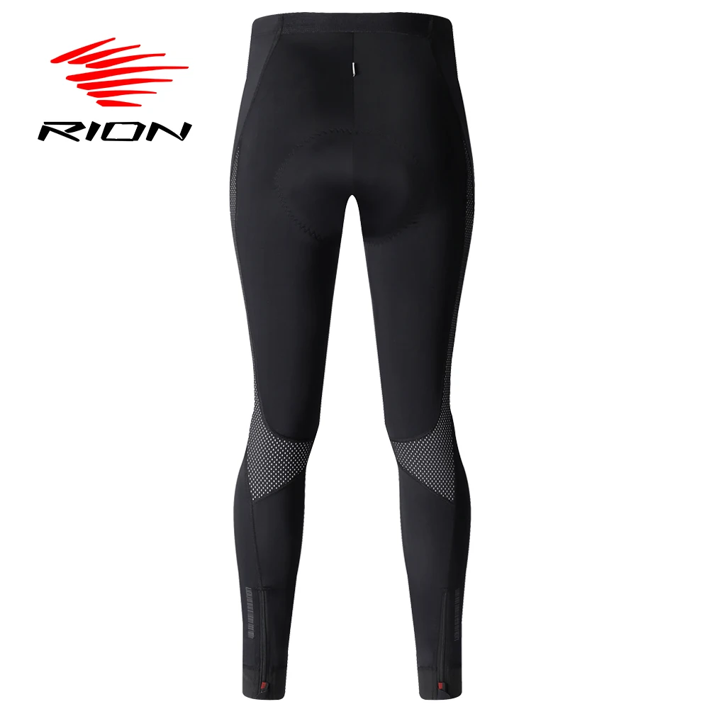 RION Cycling Pants Women MTB Pants Breathable Hight Elasticity Reflective Gel Pad Tights Ciclismo Pantalones