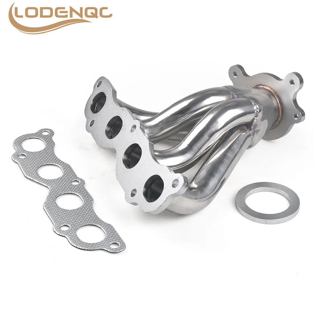 Lodenqc Stainless 4-1 Racing Manifold Header Exhaust FOR 02-05 ACURA RSX DC5/-05 CIVIC Si EP3 K20A3 EXHAUST MANIFOLD