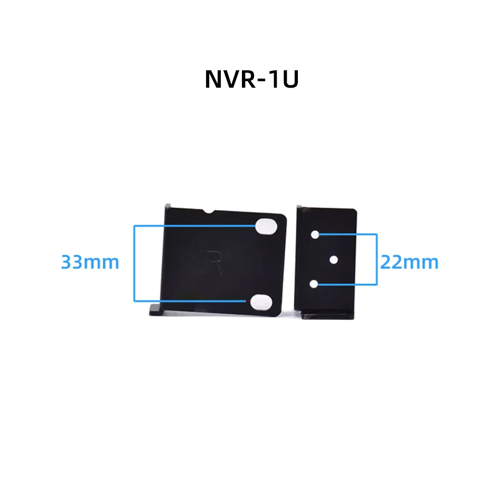DVR NVR Rack Mount Ears Fixing Bolt Bracket for Hikvision 1U/1.5U/2U NVR Video Recorder CCTV Security Accessory Hanging Headset