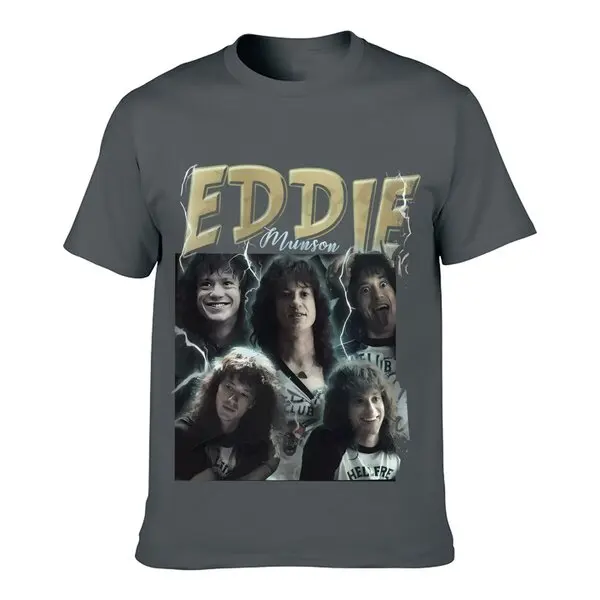 Eddie Munson Tshirt | Joseph Quinn Shirt | Movie Series Gift2024 High quality Brand T shirt Casual Printed 100% Cotton