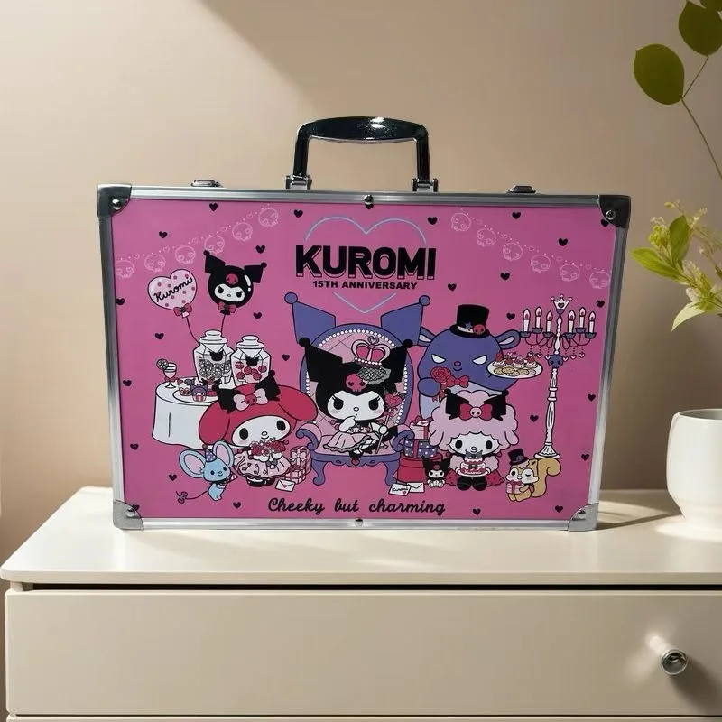 Kuromi 145-teiliges Kinder-Aquarell- und Ölmalerei-Pinselset, Doppelschichtige Luxus-Kunstgeschenkbox, Hochwertiges Malset als Urlaubsgeschenk