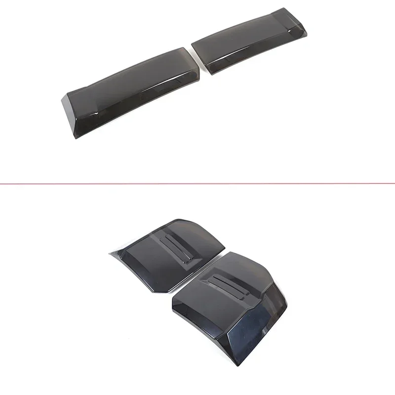 ABS لتويوتا لاند كروزر برادو 250 LC250 2024-2025 سيارة العلوي الذيل غطاء خفيف ملصق اكسسوارات السيارات الحماية الخارجية #2