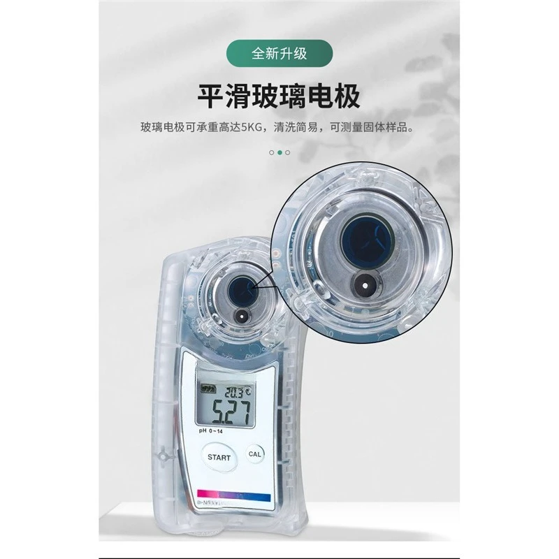 Pengukur Keasaman PH Meter Tahan Lama Basis Asam Tanpa Elektroda Presisi