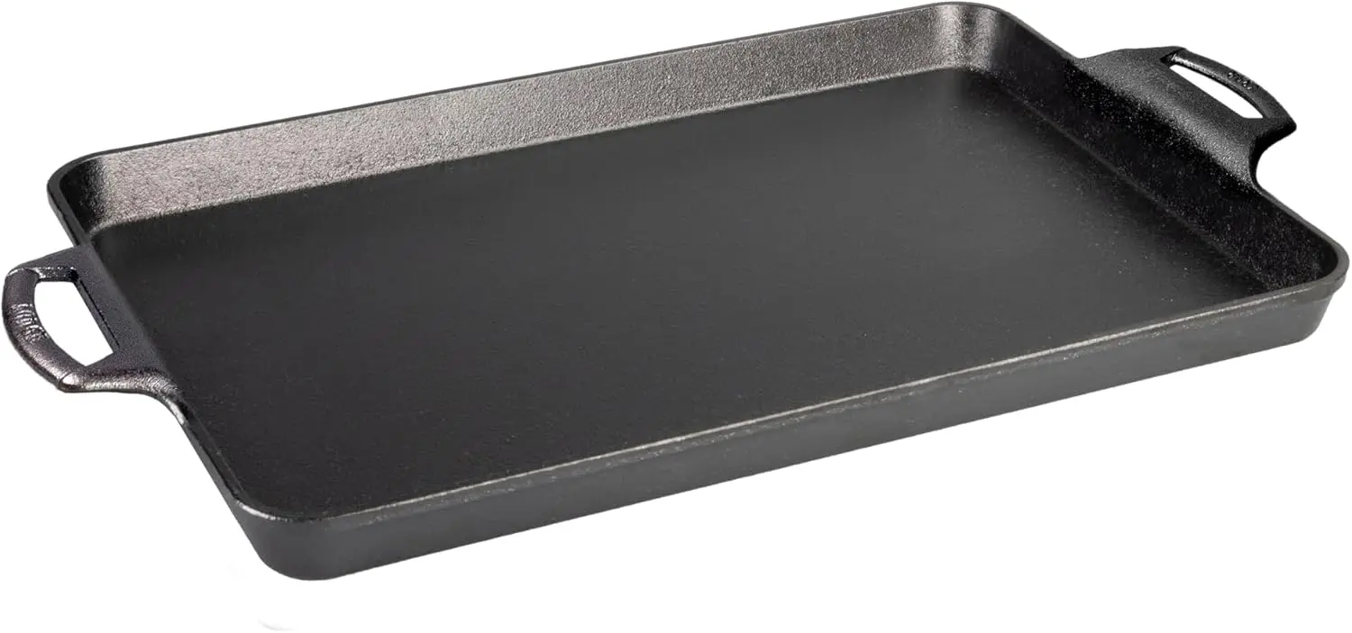 

Cast Iron Baking Pan for Even Heat Distribution, Perfect for Oven and Stovetop Cooking