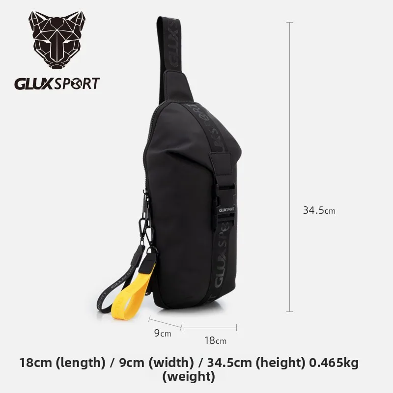 GLUX Nuova borsa a tracolla personalizzata per uomo Street Sle Nylon Bapa Borsa piccola per pendolarismo casual con telefono ket