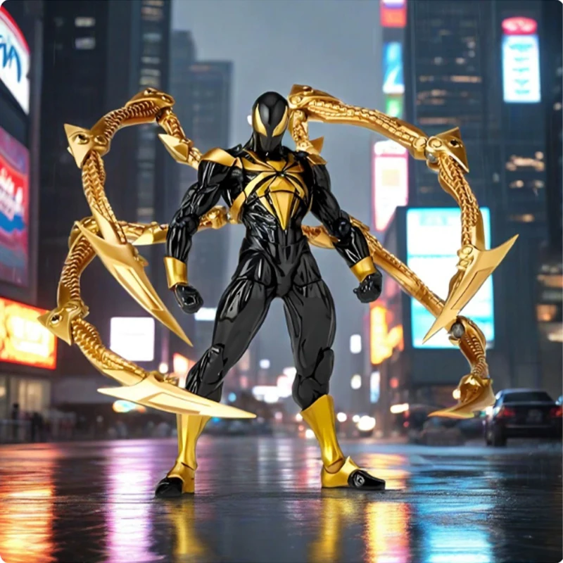 Marvel Yamaguchi Iron Spider-Man figurine 2025 nouvelle poupée Anime décoration de bureau cadeau d'anniversaire pour garçon modèle à collectionner jouet