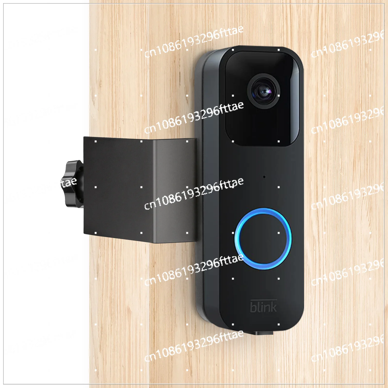 New Private Mold Blink Doorbell Bracket, Non-punching Anti-theft Fixed Door Clip Metal Bracket