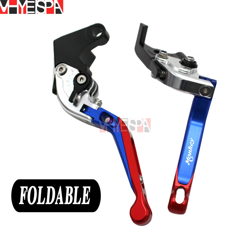 Fit For HONDA Z125 monkey bike 2019 2020 2021 Motorcycle Accessories Folding Extendable Brake Clutch Levers 16 Colors