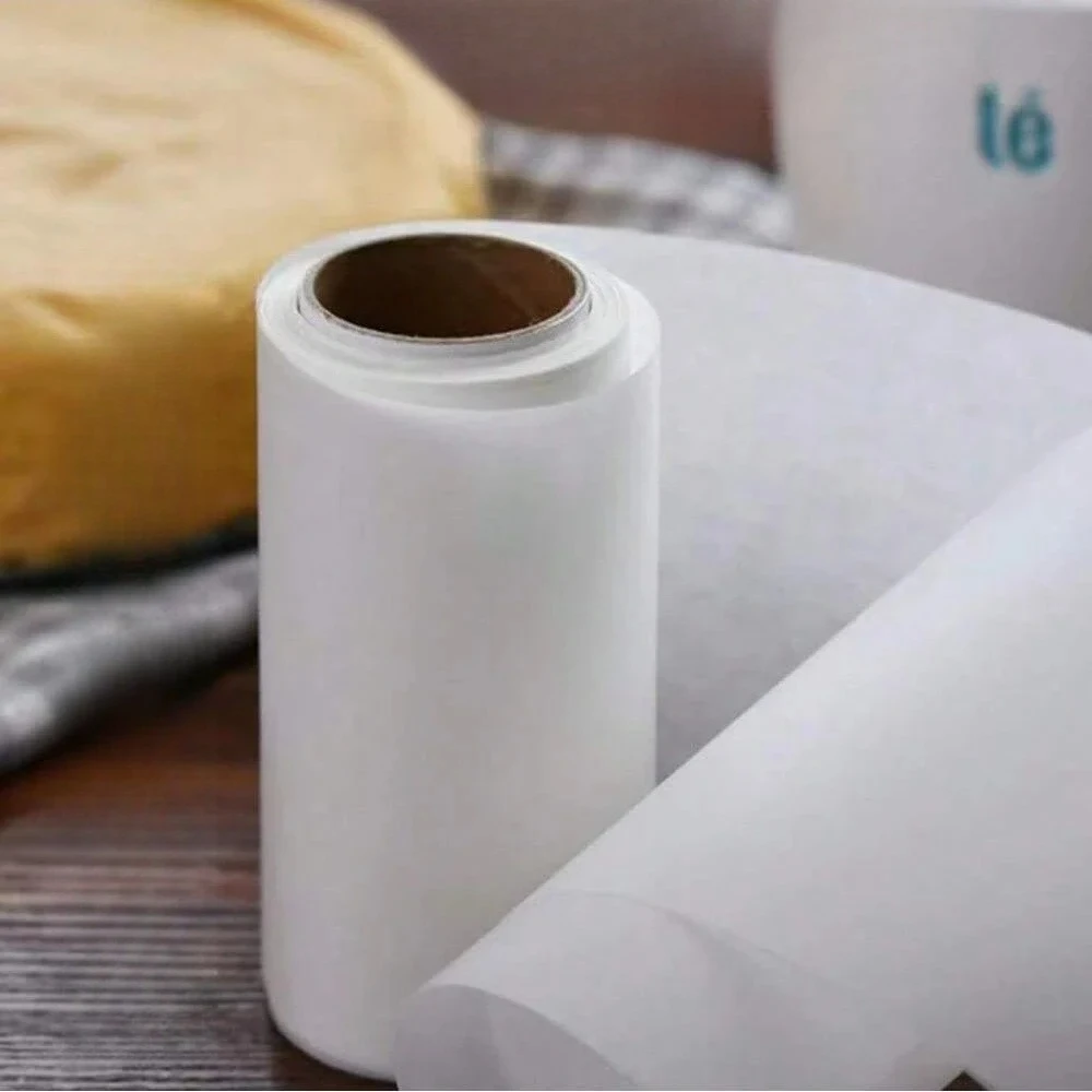 1 Rolle 20 m Backpapier, antihaftbeschichtet, Ölpapier, Pfanne, Seiteneinsatz für Ofen, Kuchenkanten, Grillen, rund, quadratisch, oval, rechteckig, Backgeschirr