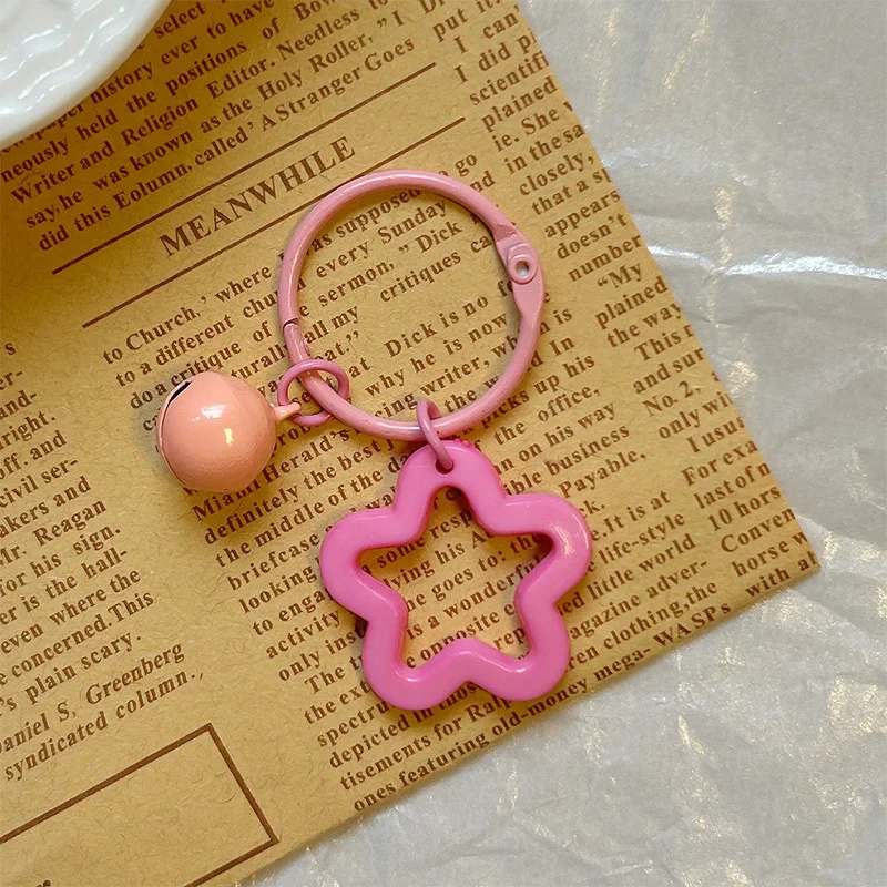 

1 шт., металлические брелоки с пряжкой и звездами, подвеска в виде медведя, цветной брелок для изготовления ювелирных изделий своими руками, аксессуары для ключей, оптовая продажа