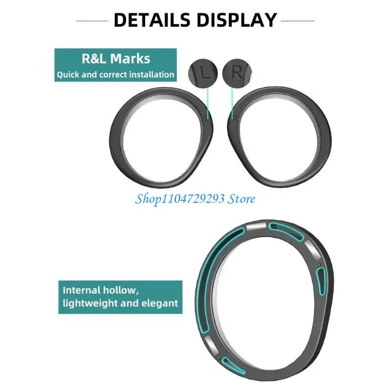 

Y2GD Lens Insert Frame for Pico 4 Headset Comfortable Visual Effect