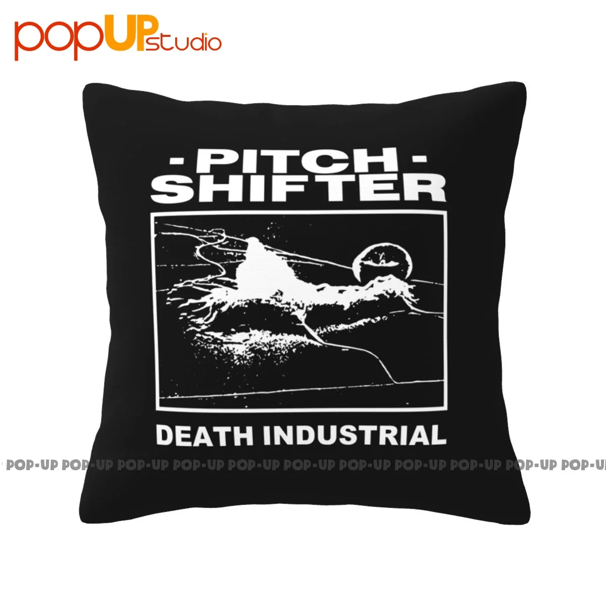 Sleep Pitchshifter Death Industrial Godflesh Fear Factory Ministry Prong Pillowcase Throw Pillow Cover Natural