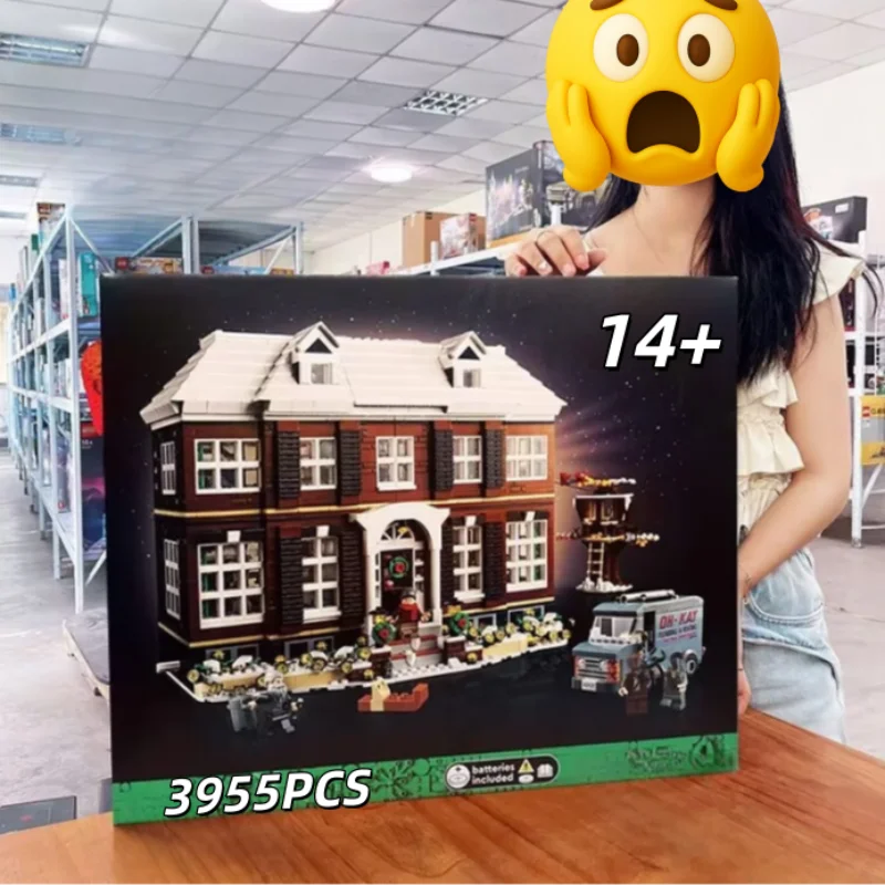 

2025New 3955pcs Ideas Moc 21330 Home Alone House Set Model Building Blocks Bricks Educational Toys For Boy Kids Christmas Gifts