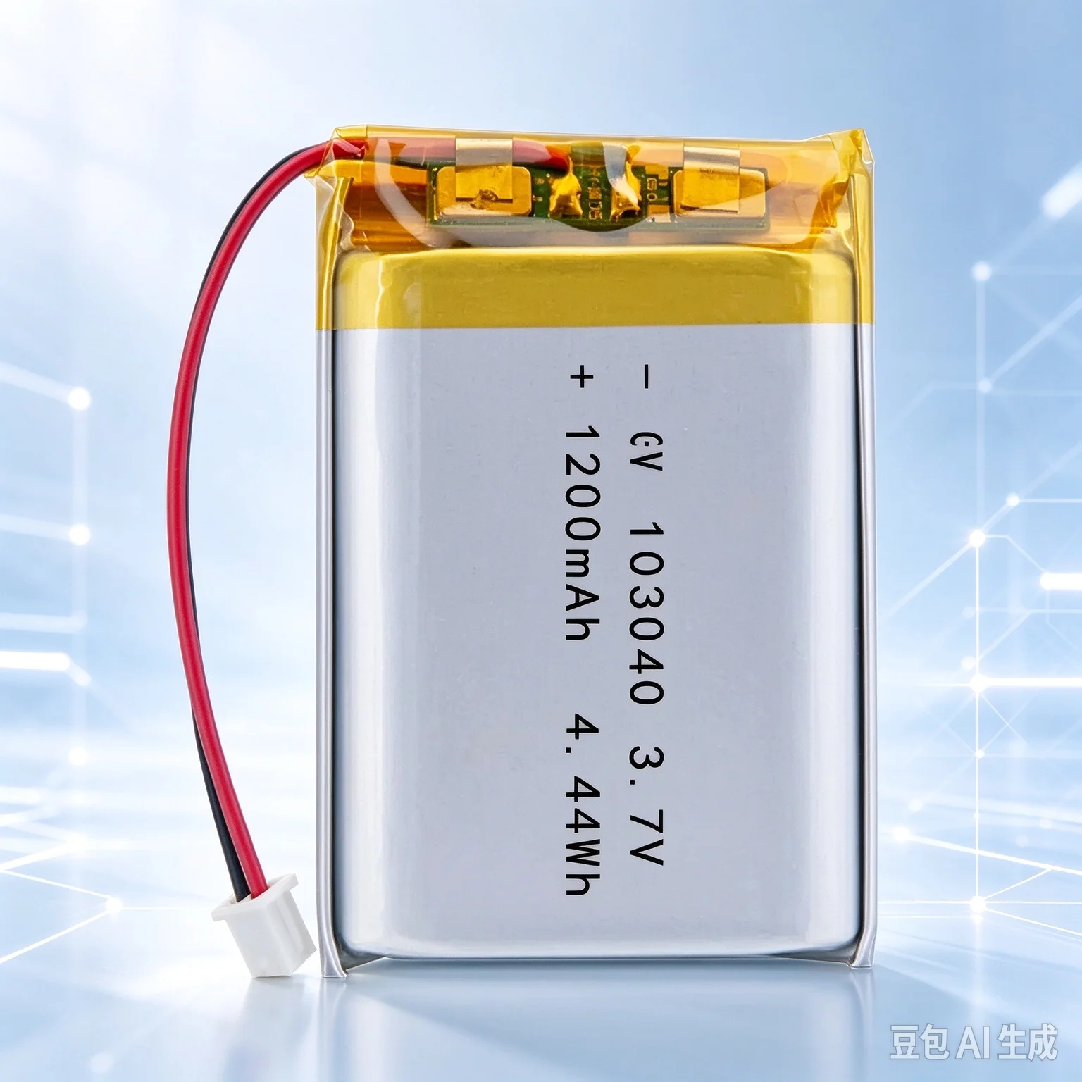 10pcs  Polymer Cell for 103040 1200mAh, GPS & Bicycle LED Light